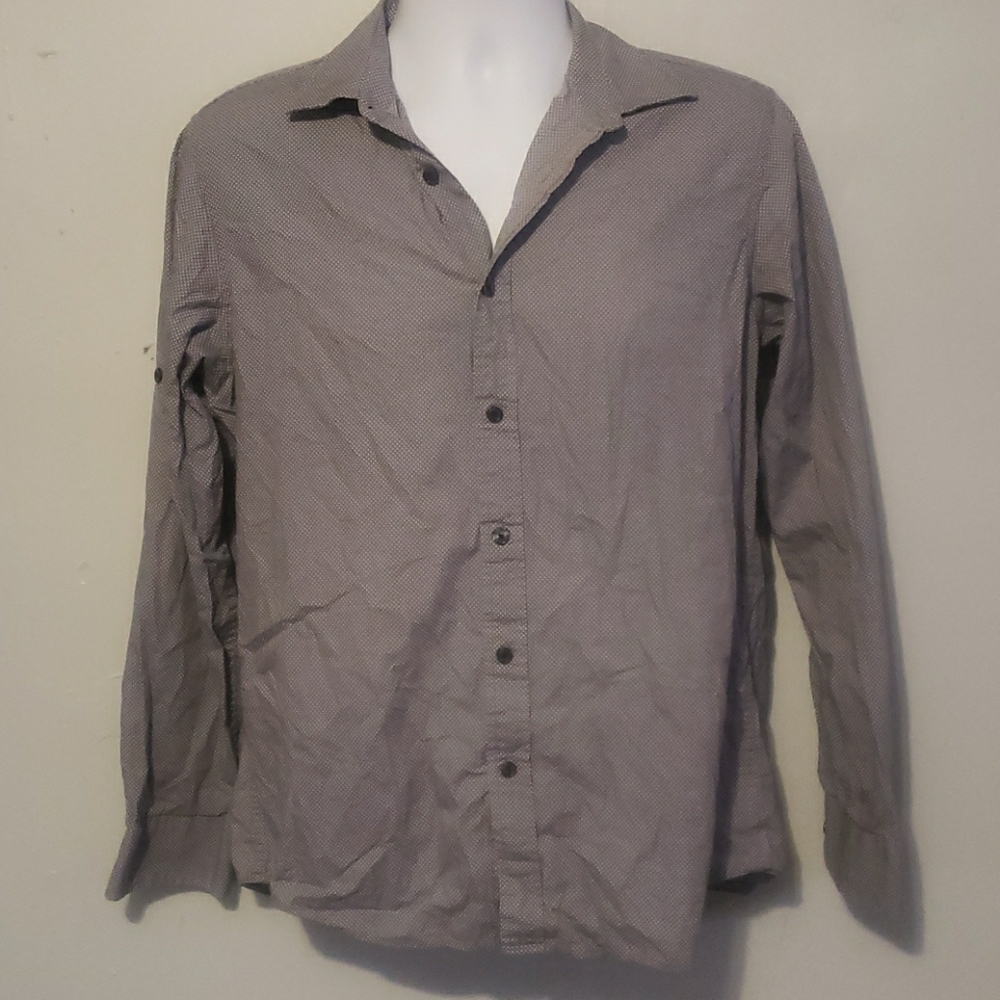 Micheal Kors Long/Roll up button up shirt